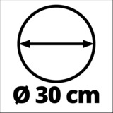 EINHELL 4144015 accesorio para hidrolimpiadora Limpiador de patio, Cepillos de lavado rojo/Negro, Limpiador de patio, Einhell, TC-HP 90, 310 mm, 130 mm, 465 m