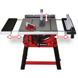 EINHELL Sierra de mesa TC-TS 2225 U, Sierra circular de mesa rojo