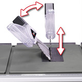 EINHELL Sierra de mesa TC-TS 2225 U, Sierra circular de mesa rojo