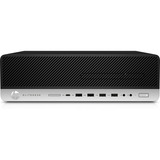 HP EliteDesk 800 G4 SFF Reacondicionado, PC completo negro/Plateado