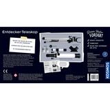 KOSMOS 43678767 juguete y kit de ciencia para niños, Caja de experimentos Telescopio, Astronomía, 8 año(s), Negro, Blanco