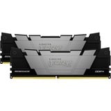 Kingston FURY FURY 64GB 3600MT/s DDR4 CL18 DIMM (Kit de 2) Renegade Black, Memoria RAM negro, 64 GB, 2 x 32 GB, DDR4, 288-pin DIMM