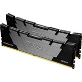 Kingston FURY FURY 64GB 3600MT/s DDR4 CL18 DIMM (Kit de 2) Renegade Black, Memoria RAM negro, 64 GB, 2 x 32 GB, DDR4, 288-pin DIMM