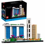 Architecture 21057 Singapur Set de Construcción Creativa para Adultos, Juegos de construcción