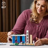 LEGO Architecture Singapur, Juegos de construcción Juego de construcción, 18 año(s), Plástico, 827 pieza(s), 689 g