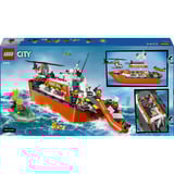 LEGO Barco de rescate costero de la guardia costera con helicóptero, Juegos de construcción 