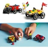LEGO City Pack de Coches de Carreras: Pizza vs. Camión de Bomberos, Juegos de construcción Juego de construcción, 5 año(s), Plástico, 70 pieza(s), 119 g
