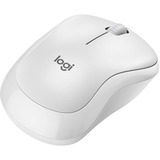 Logitech M240 Silent, Ratón blanco, Ambidextro, RF Wireless + Bluetooth, Blanco