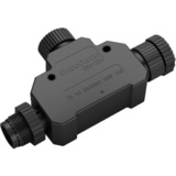 Philips Conector en T para LowVolt, Embrague negro, Philips Conector en T para LowVolt, Módulo de conexión, Negro, Plástico, Philips, Patio trasero, IP67