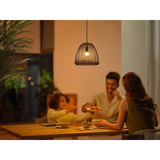 Philips Hue White Ambiance E14 Lámpara Inteligente Forma de Gota Paquete Doble 470 lm, Lámpara LED 