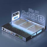 Reolink NVS36 Negro, Grabador de vídeo en red negro, 36 canales, 3840 x 2160 Pixeles, 4 canales, 720p, 1080p, 3840x2160, 1920x1080, 1280x1024,1280x720, 1024x768, 20 usuario(s)