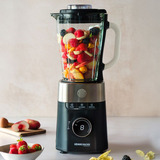 Rommelsbacher Licuadora MX 1260, Batidora depie negro/Acero fino