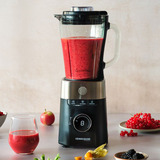 Rommelsbacher Licuadora MX 1260, Batidora depie negro/Acero fino