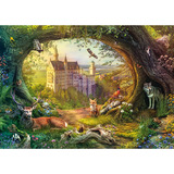 Schmidt Spiele Castillo de cuentos de hadas y magia del bosque, Puzzle 