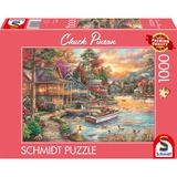 Schmidt Spiele Chuck Pinson: Orilla en oro del atardecer, Puzzle 