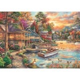 Schmidt Spiele Chuck Pinson: Orilla en oro del atardecer, Puzzle 