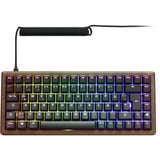 Sharkoon 4044951042623, Teclado para gaming madera/Negro