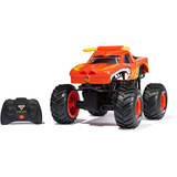 Spin Master Monster Jam, camión monstruo El Toro Loco RC con efectos de humo atomizador, escala 1:15, juguetes para niños y niñas a partir de 3 años, Radiocontrol Monster Jam , camión monstruo El Toro Loco RC con efectos de humo atomizador, escala 1:15, juguetes para niños y niñas a partir de 3 años, Monster truck, 4 año(s), Plástico, Negro, Naranja