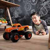 Spin Master Monster Jam, camión monstruo El Toro Loco RC con efectos de humo atomizador, escala 1:15, juguetes para niños y niñas a partir de 3 años, Radiocontrol Monster Jam , camión monstruo El Toro Loco RC con efectos de humo atomizador, escala 1:15, juguetes para niños y niñas a partir de 3 años, Monster truck, 4 año(s), Plástico, Negro, Naranja