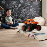 Spin Master Monster Jam, camión monstruo El Toro Loco RC con efectos de humo atomizador, escala 1:15, juguetes para niños y niñas a partir de 3 años, Radiocontrol Monster Jam , camión monstruo El Toro Loco RC con efectos de humo atomizador, escala 1:15, juguetes para niños y niñas a partir de 3 años, Monster truck, 4 año(s), Plástico, Negro, Naranja