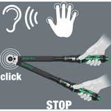 Wera Drehmomentschlüssel Click-Torque C 3 Push R/L, Llave de torsión negro/Verde