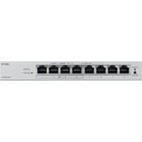 Zyxel GS1200-8HPV3 8P Gigabit PoE Switch, Interruptor/Conmutador gris