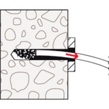 fischer Anclaje de perno FBN II 12/10, Pasador plateado
