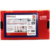 fischer FixTainer - DUOPOWER & DUOSEAL + Tornillos, Pasador gris claro/Rojo