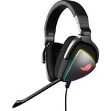 ASUS ROG Delta S Auriculares Alámbrico Diadema Juego Negro, Auriculares para gaming negro, Alámbrico, Juego, 300 g, Auriculares, Negro