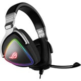 ASUS ROG Delta S Auriculares Alámbrico Diadema Juego Negro, Auriculares para gaming negro, Alámbrico, Juego, 300 g, Auriculares, Negro