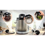 Bosch Serie 6 MUMS6ZS13D robot de cocina 1600 W 5,5 L Negro, Acero inoxidable Balanza integrada negro/Acero fino, 5,5 L, Negro, Acero inoxidable, 3,5 kg, 2,5 kg, Error, Si, 6,35 cm (2.5")