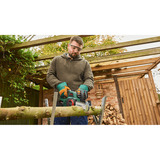 Bosch UniversalChain 18, Motosierra verde/Negro, 20 cm, 4,5 m/s, 1,1 mm, 0,08 L, Batería, 3,7 m/s²