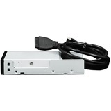 Chieftec MUB-3003 panel bahía disco duro Negro, Panel frontal negro, Negro, 102 mm, 135 mm, 25 mm, 300 g, 1 pieza(s)