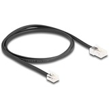 DeLOCK Cable telefónico con conector RJ-45 > conector RJ-11 negro