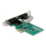 DeLOCK Tarjeta PCIe x1 a 2x Serie RS-232, Tarjeta de interfaz 
