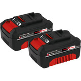 EINHELL Batería Power-X-Change Twinpack 18V 4,0 Ah CB 1 rojo/Negro