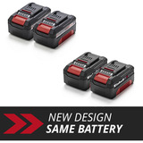 EINHELL Batería Power-X-Change Twinpack 18V 4,0 Ah CB 1 rojo/Negro