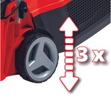 EINHELL GE-CM 3018 Li CL, 3413154, Cortacésped rojo/Negro