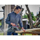 EINHELL Sierra circular de mano profesional a batería TP-CS 18/165 Li BL - Solo, 18Volt rojo/Negro