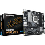 GIGABYTE B760M D3HP WIFI6 Placa base - Compatible con procesadores Intel Core 14ª generación, VRM digital de 4+1+1 fases, hasta 5600 MHz DDR5, 2x M.2 PCIe 4.0, Wi-Fi 6, LAN GbE, USB 3.2 Gen 1 VRM digital de 4+1+1 fases, hasta 5600 MHz DDR5, 2x M.2 PCIe 4.0, Wi-Fi 6, LAN GbE, USB 3.2 Gen 1, Intel, LGA 1700, Intel® Celeron®, Intel Core i3 12th Gen, Intel Core i3 13th Gen, Intel Core i3 14th Gen, Intel..., LGA 1700, DDR5-SDRAM, 192 GB
