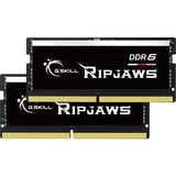 G.Skill Ripjaws F5-4800S3434A16GX2-RS módulo de memoria 32 GB 2 x 16 GB DDR5 4800 MHz, Memoria RAM negro, 32 GB, 2 x 16 GB, DDR5, 4800 MHz, 262-pin SO-DIMM