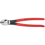 KNIPEX 74 01 250 alicate Alicates de corte diagonal rojo, Alicates de corte diagonal, Acero cromo vanadio, De plástico, Rojo, 25 cm, 391 g