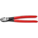 KNIPEX 74 01 250 alicate Alicates de corte diagonal rojo, Alicates de corte diagonal, Acero cromo vanadio, De plástico, Rojo, 25 cm, 391 g