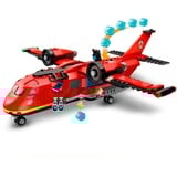 LEGO Avión de Rescate de Bomberos, Juegos de construcción Juego de construcción, 6 año(s), Plástico, 478 pieza(s), 894 g