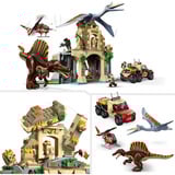 LEGO Misión Aérea: Spinosaurus y Quetzalcoatlus, Juegos de construcción Juego de construcción, 8 año(s), Plástico, 984 pieza(s), 1,77 kg