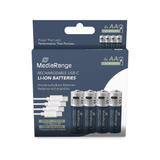 MediaRange Batería USB-C Li-Ion, Mignon AA I 1.5V | 1400 mAh, paquete de 4 
