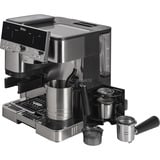 Ninja Luxe Premium portafiltro ES601EU, Cafetera espresso plateado/Negro