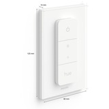 Philips Hue Hue Dimmer switch (último modelo) blanco, Philips Hue Dimmer switch (último modelo), Inalámbrico, ZigBee, Blanco, Independiente, Botones, Interior