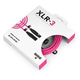 Rode Microphones Cable XLR Premium XLR3M-P pink rosa neón