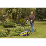 Stanley Cortacésped a batería (SFMCMW2651M-QW), 36 Voltios (2x18V) negro/Amarillo